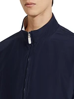Silk Blouson Jacket
