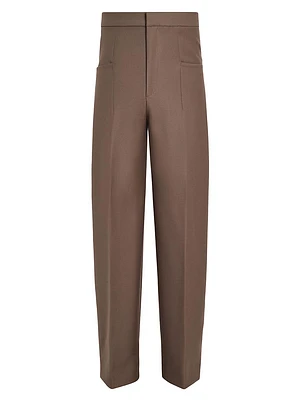 Silk and Wool Pants