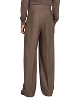 Silk and Wool Pants