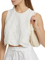 Davis Eyelet Shell Top
