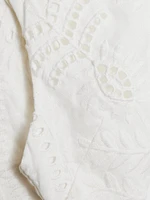 Davis Eyelet Shell Top