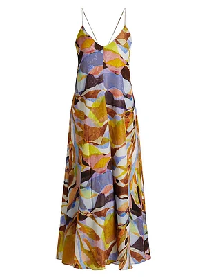 Levine Tile Slip Dress