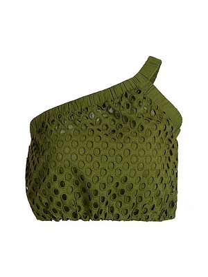Giselle Eyelet Mesh Top