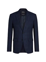 Prince of Wales Wool Blazer
