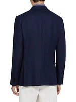 Prince of Wales Wool Blazer