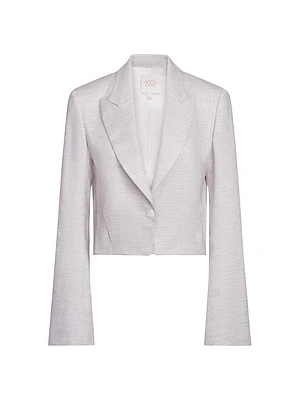 Pleat Placket Blazer