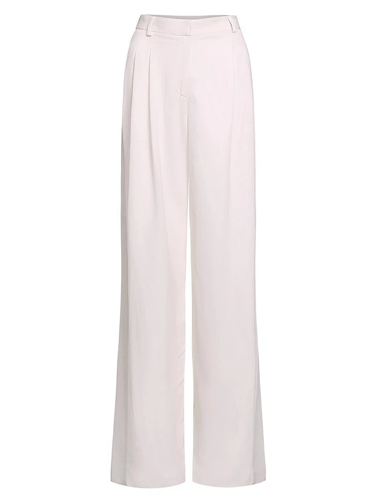 Sulli Pleated Wide-Leg Trousers