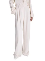Sulli Pleated Wide-Leg Trousers