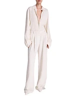 Sulli Pleated Wide-Leg Trousers