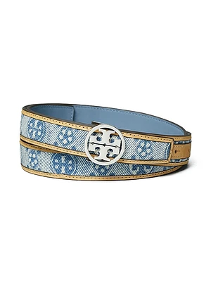 Miller Logo Denim Belt