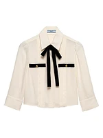 Pleated Sablé Shirt