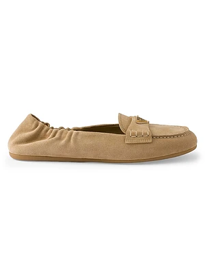 Suede Loafers