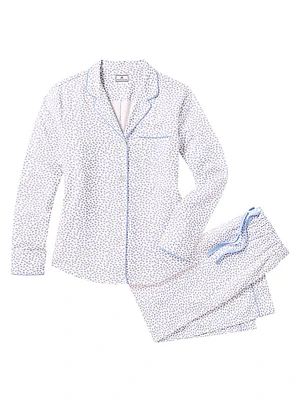 Bluehearts Cotton Twill Pajamas