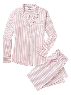 Blush Boulevard Cotton Twill Pajamas
