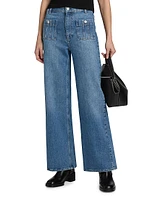 Anessa High-Rise Wide-Leg Jeans