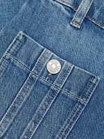 Anessa High-Rise Wide-Leg Jeans
