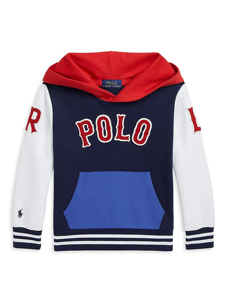 Little Boy's & Baseball Logo Hoodie