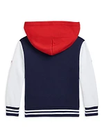 Little Boy's & Baseball Logo Hoodie