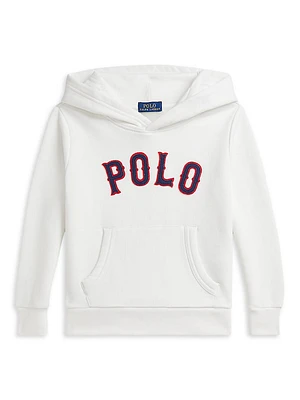 Little Boy's & Logo Fleece Hoodie