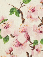 Cherry Blossom Tweed Cap-Sleeve Minidress