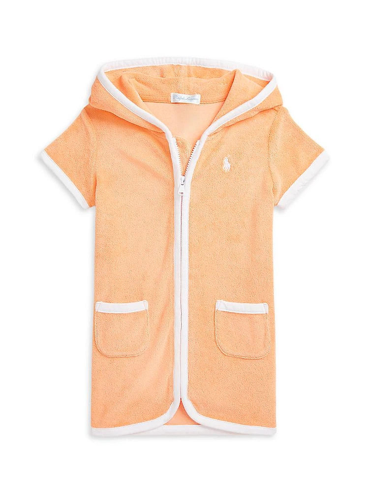 Baby Girl's Terry Cloth Coverup