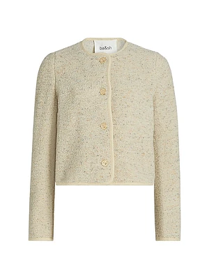 Deredith Textured Wool-Blend Jacket