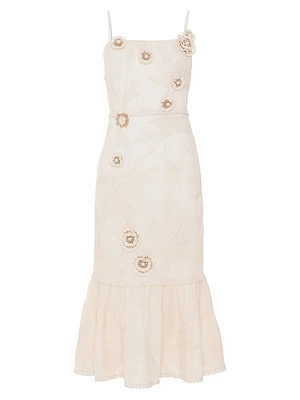 Joy Lace Midi-Dress
