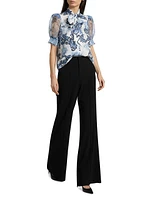 Brentley Puff-Sleeve Blouse