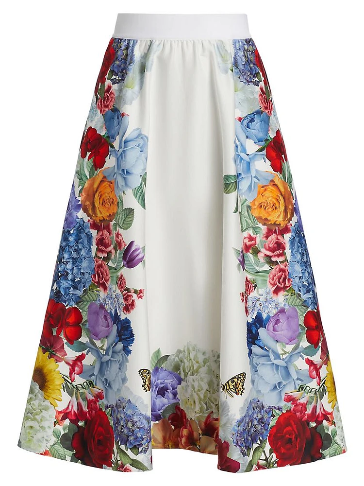 Earla Flare Midi-Skirt