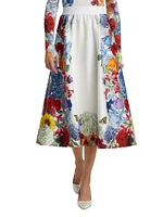 Earla Flare Midi-Skirt