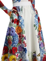 Earla Flare Midi-Skirt