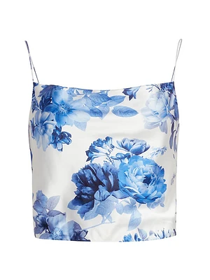 Valentina Draped Cropped Corset Top