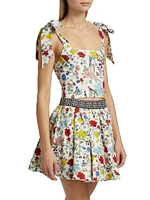 Clara Bow-Accented Bustier Top