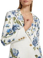 Macey Embellished Longline Blazer