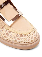 Viv Rangers 25MM Braided Raffia Loafers