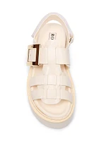 Viv Rangers 50MM Leather Platform Sandals