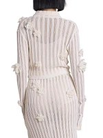 Flower Lace Cotton Cardigan