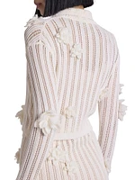 Flower Lace Cotton Cardigan