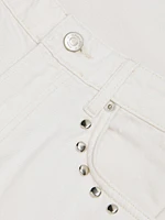 Cary Studded High-Rise Wide-Leg Jeans