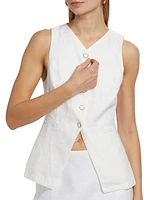 Aspen Linen Top