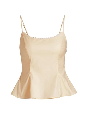 Genevieve Satin Top