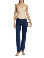 Genevieve Satin Top