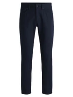 Slim-Fit Trousers Stretch Cotton
