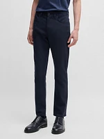 Slim-Fit Trousers Stretch Cotton