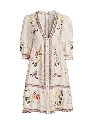 Loren Floral V-Neck Dress
