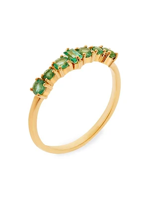 Rivulet 18K Yellow Gold & Emerald Ring