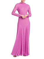 Silk-Blend Georgette Gown
