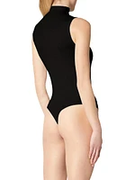 Mock Turtleneck Sleeveless Bodysuit