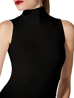 Mock Turtleneck Sleeveless Bodysuit