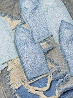 Repaired Patchwork Relaxed Jeans